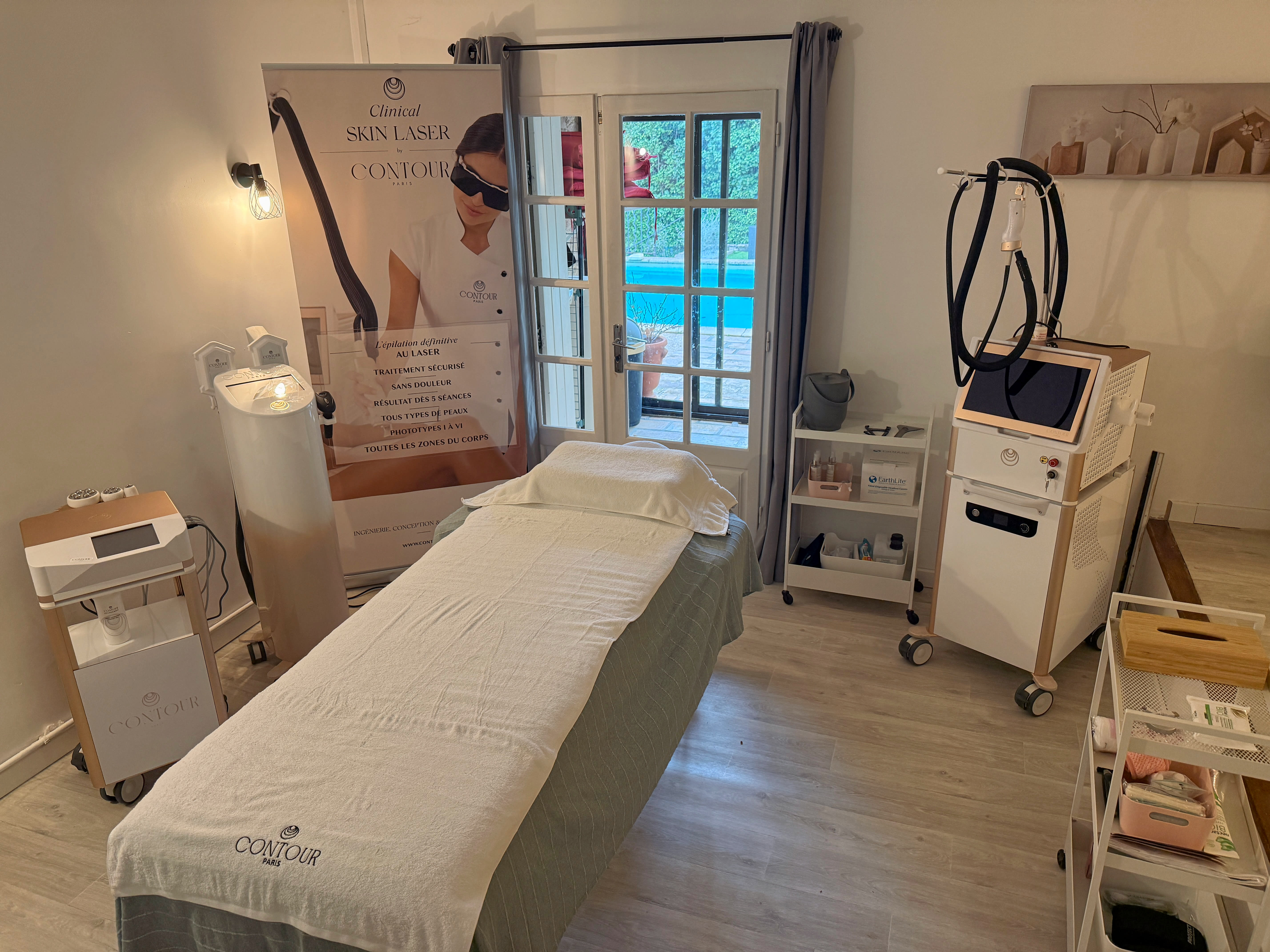Salle de traitement épilation laser